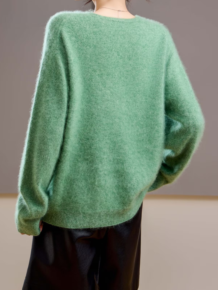 Élise | Pull cachemire brossé col V (kopie)