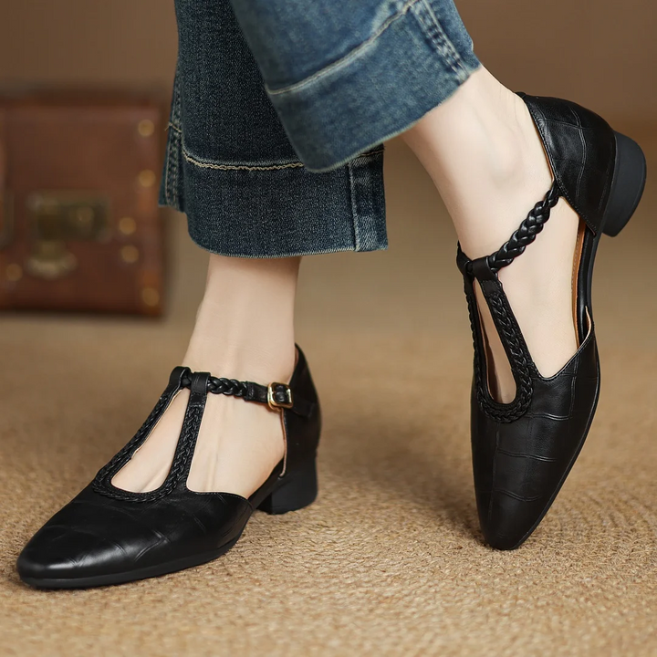 Braided Leather Shoes