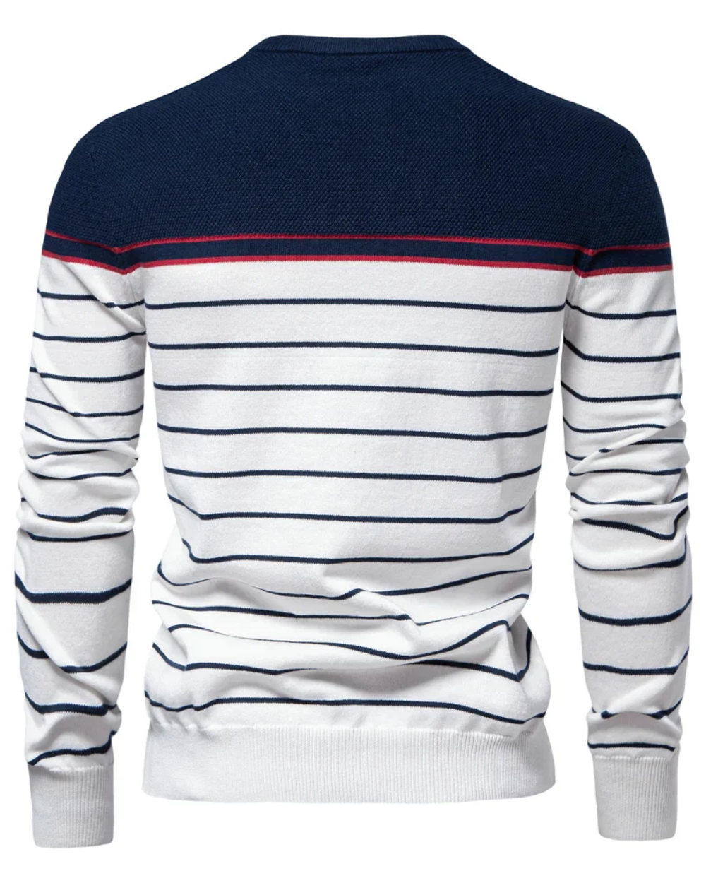 Men's Jumper With Stripe Design