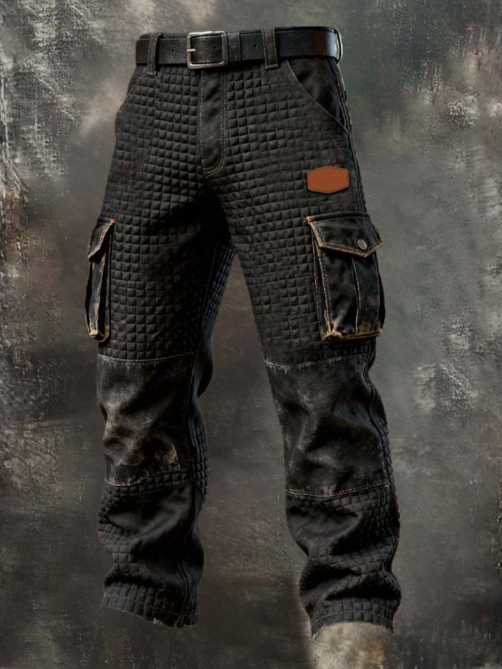 Waffle Cargo Trousers