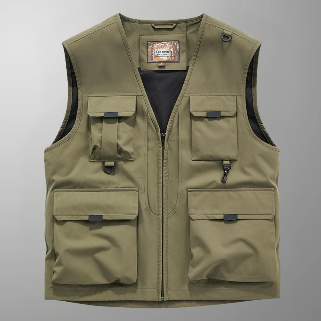 Multi-Pocket Cargo Vest