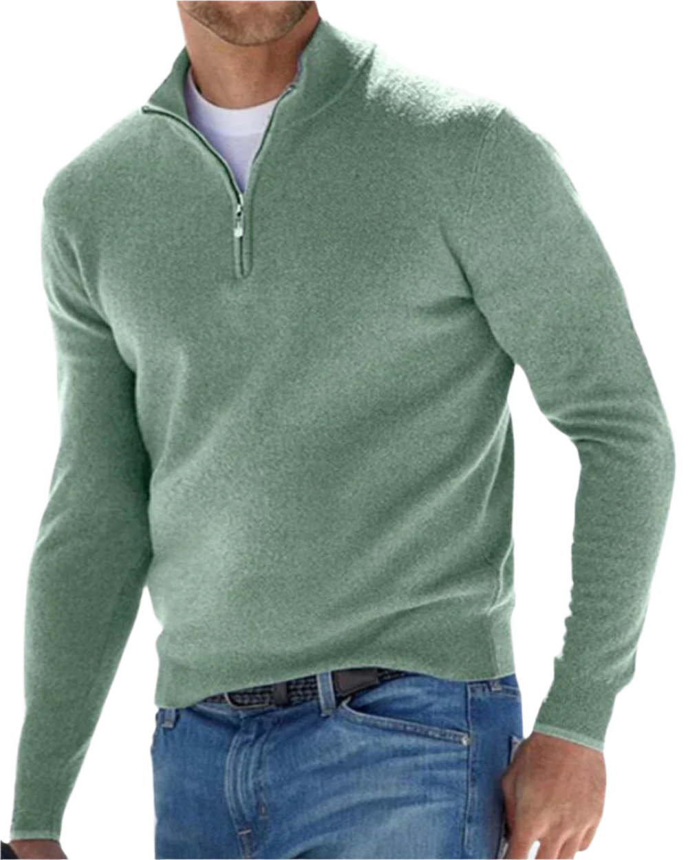 Elegant Zip Jumper