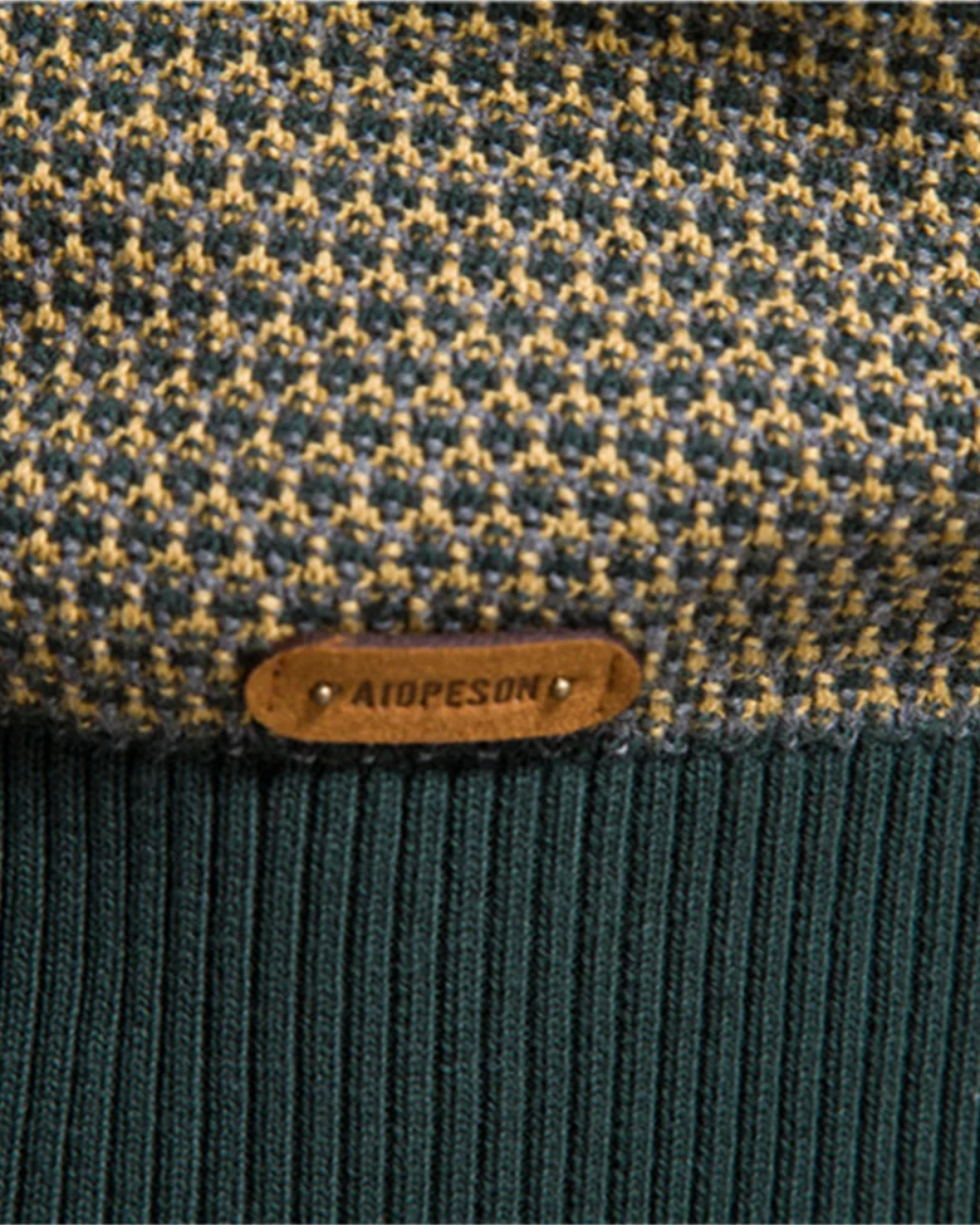 Men's Chequered Jumper