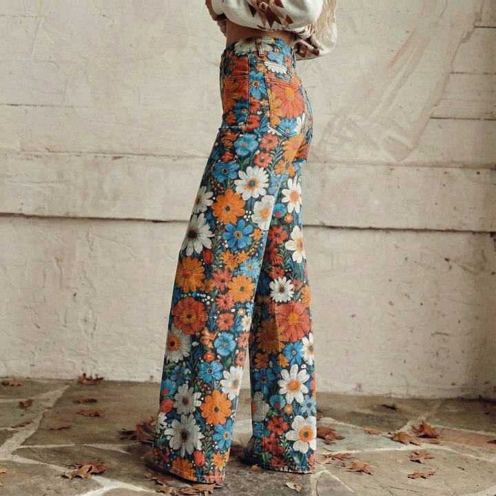 Mabel | Botanical Jeans
