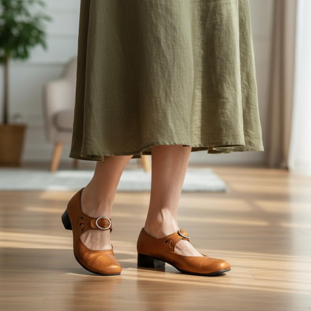 Leather Court Shoes