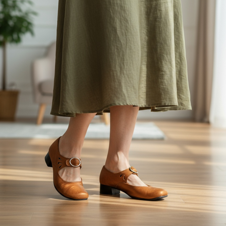 Leather Court Shoes