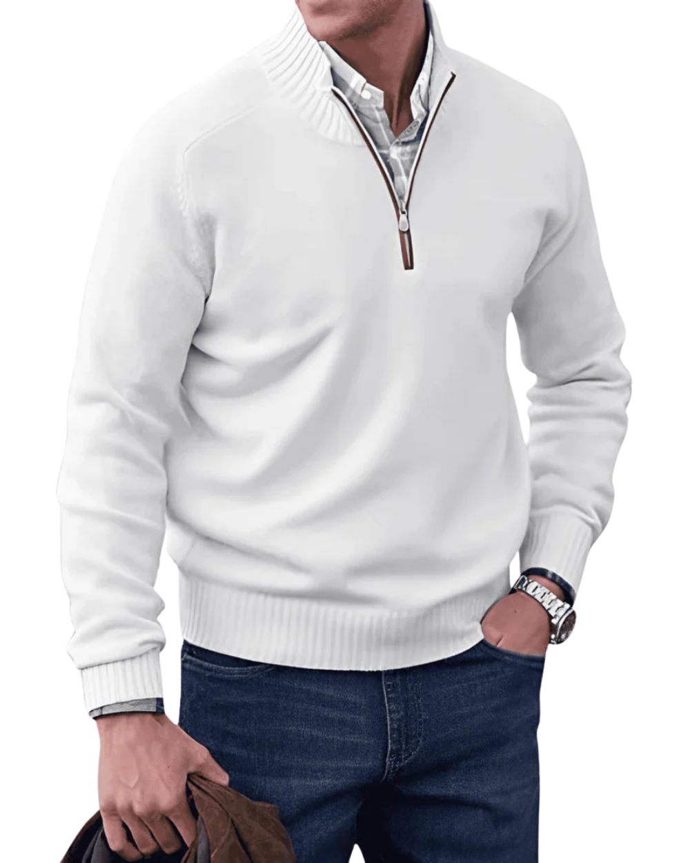 Casual Zip Jumper
