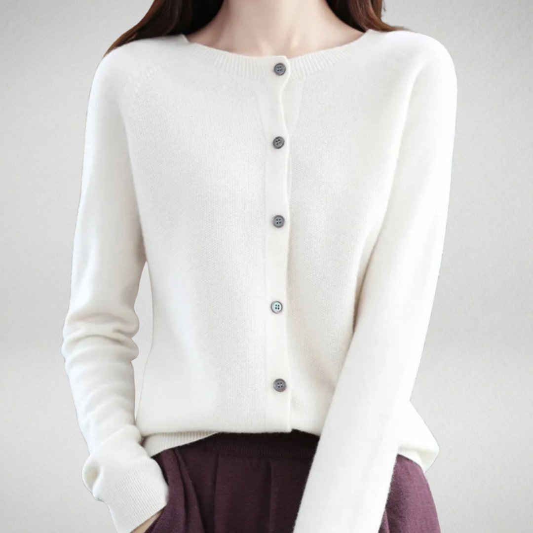 Isabelle | Cardigan cachemire col rond (kopie)