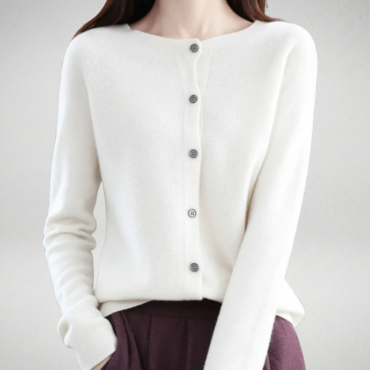 Isabelle | Cardigan cachemire col rond (kopie)