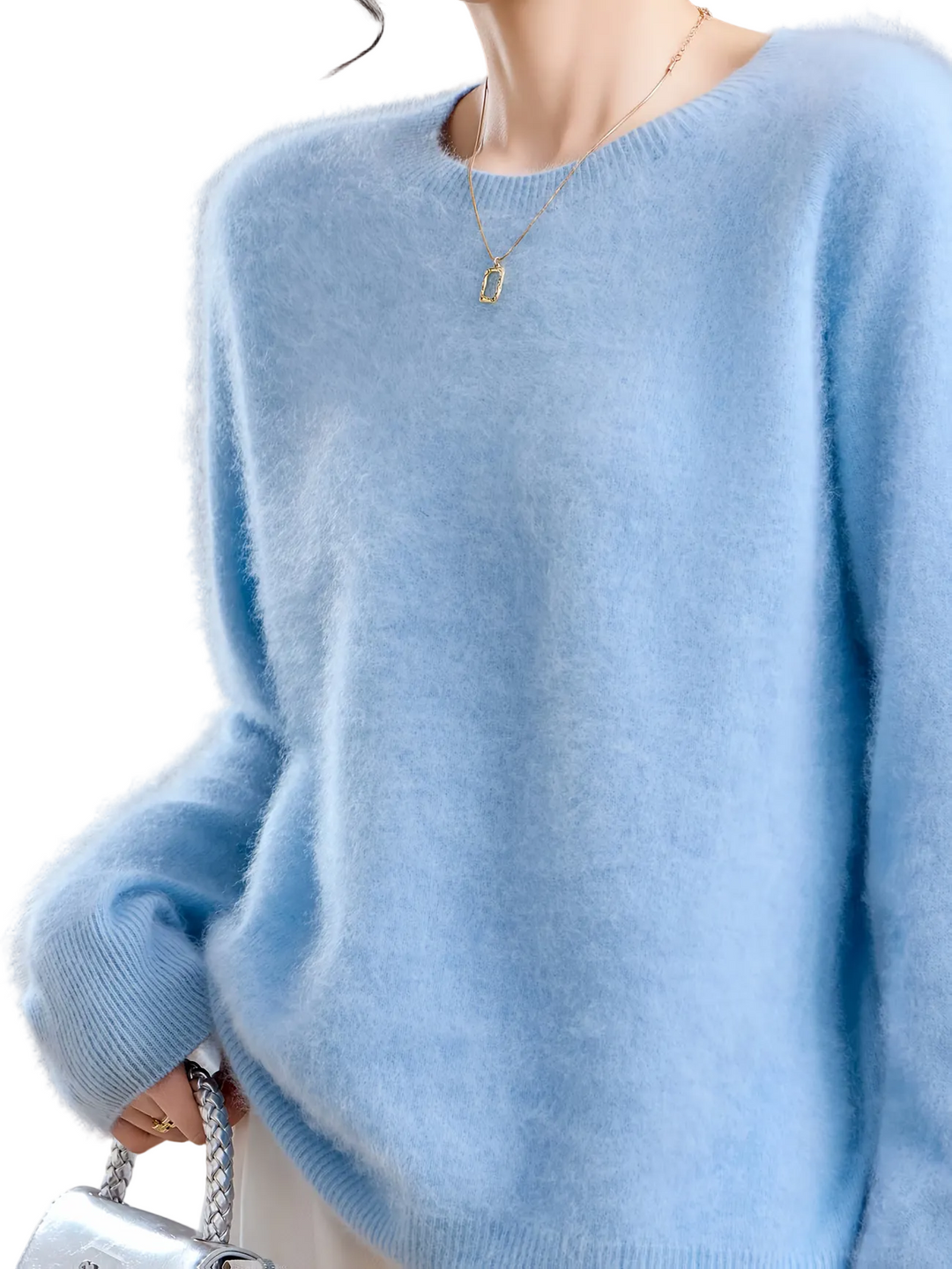 Hélène | Pull cachemire col rond pastel (kopie)