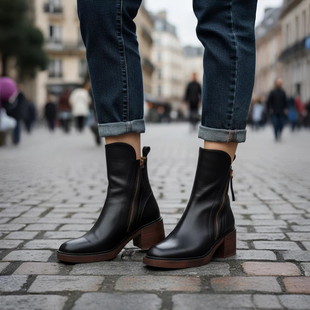 Leather Ankle Boots