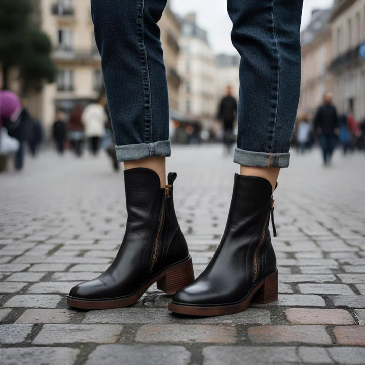 Leather Ankle Boots