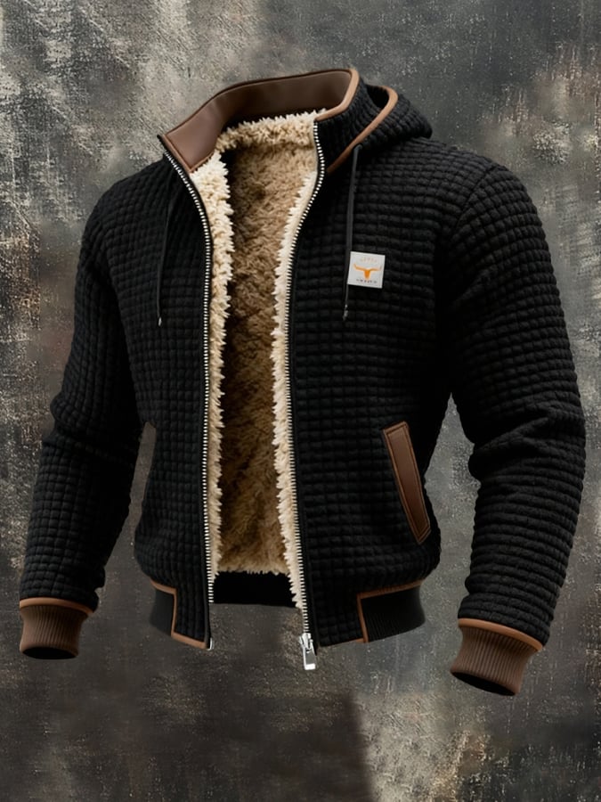 Sherpa Lined Zip Hoodie