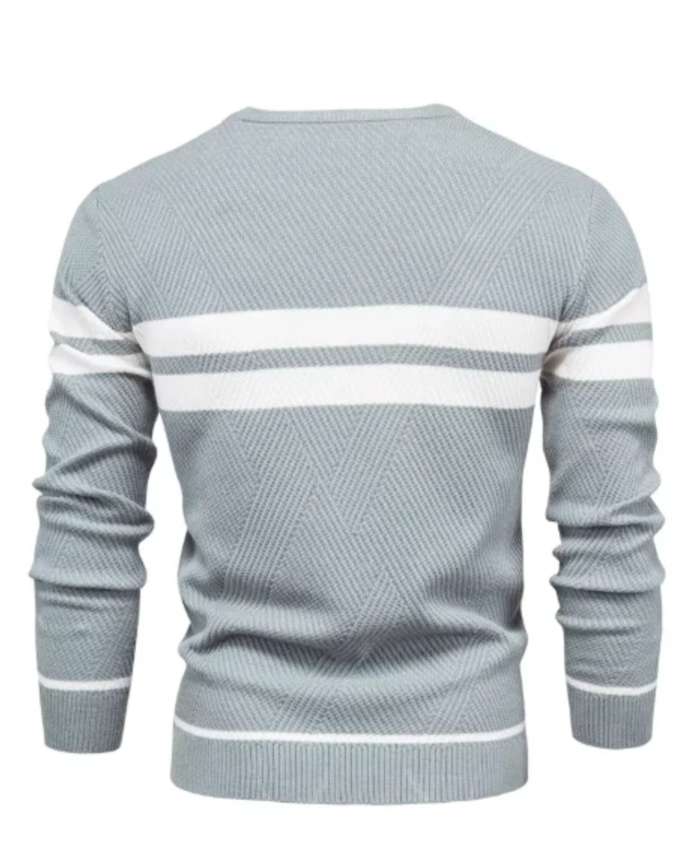 Stylish Men's Jumper With Stripes