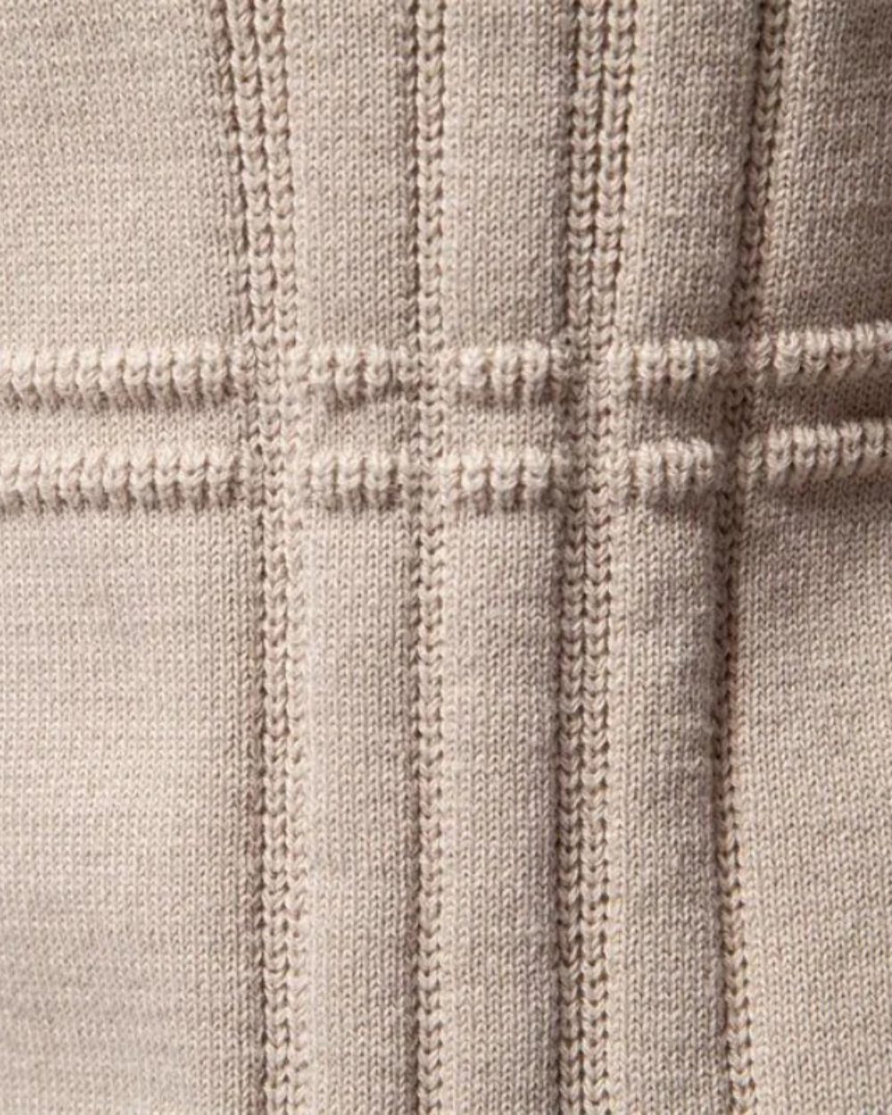 Men's Jumper With Checkered Design