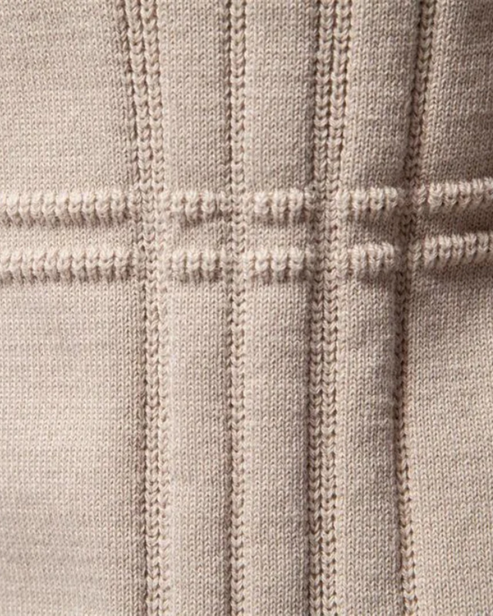 Men's Jumper With Checkered Design