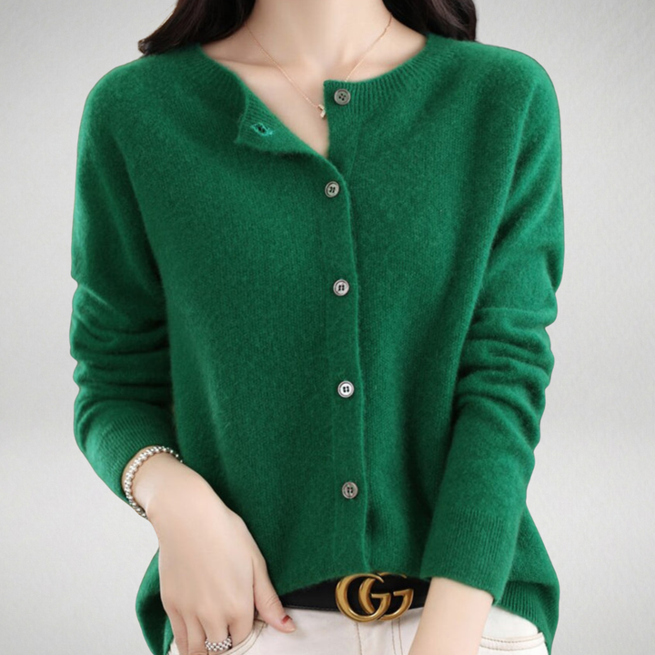 Isabelle | Cardigan cachemire col rond (kopie)