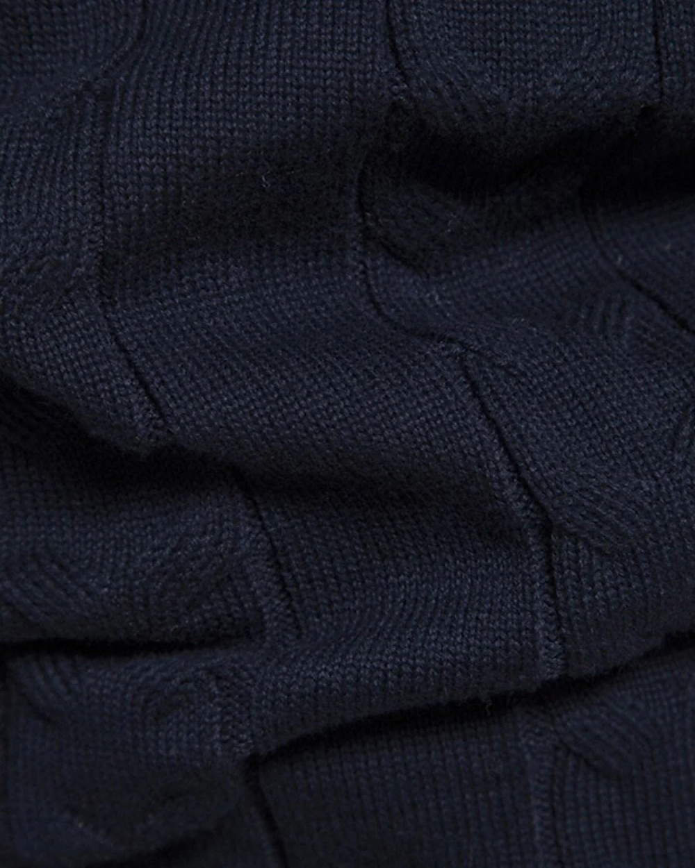 Frederico Cotton Zip Jumper with Pattern
