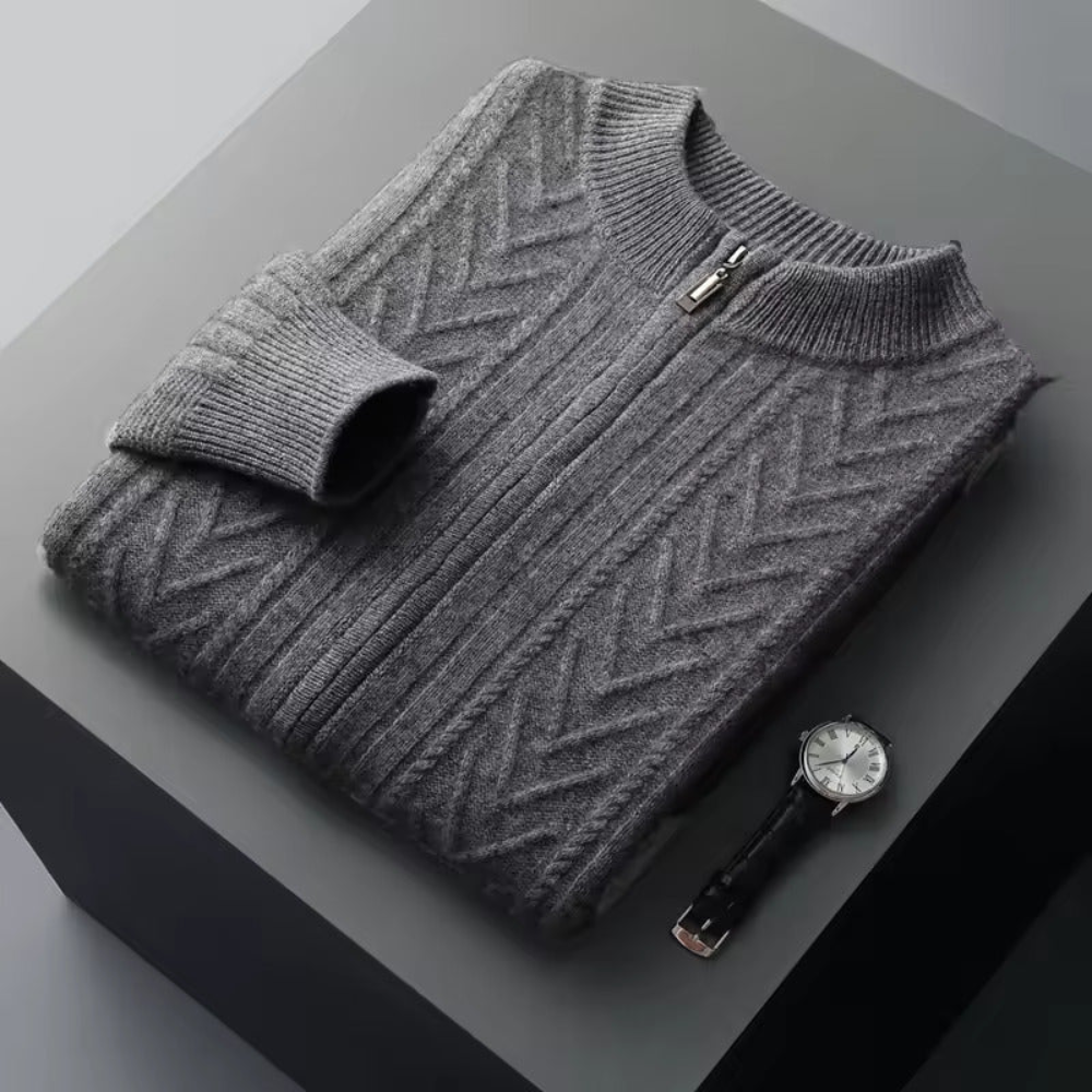 Verona Cashmere Pattern Vest
