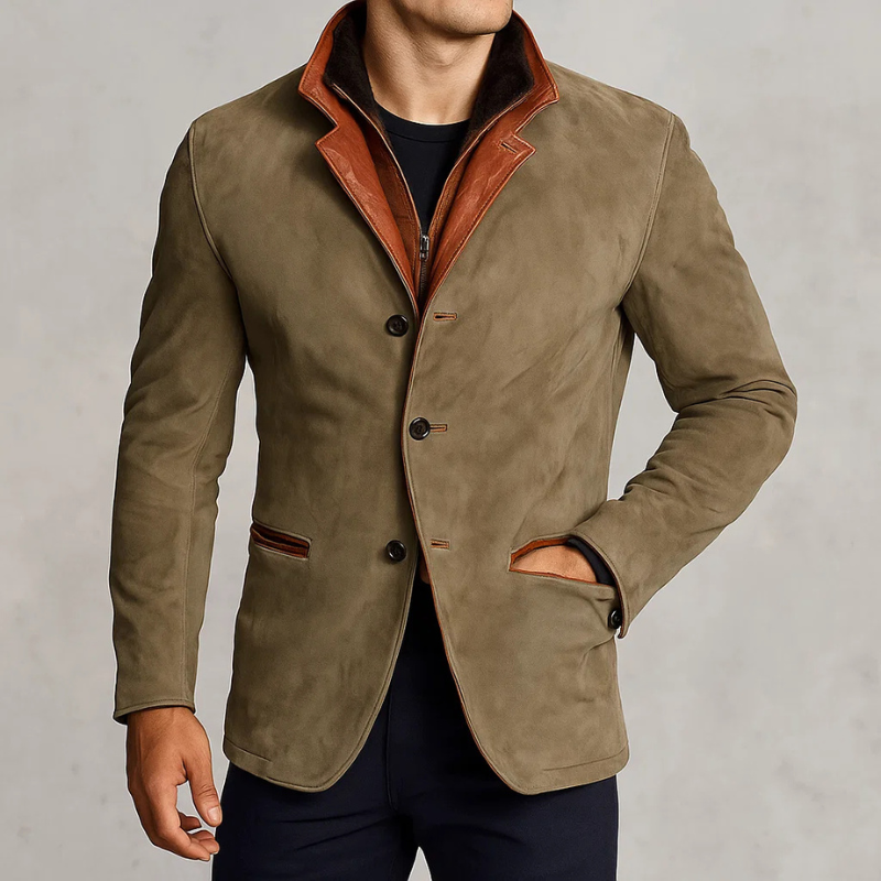 Tailored Suede Jacket