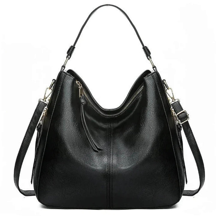 Convertible Leather Hobo Bag