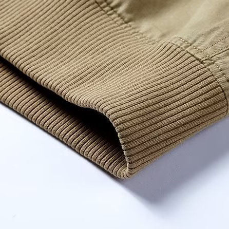 Ribbed Bomber Jacket