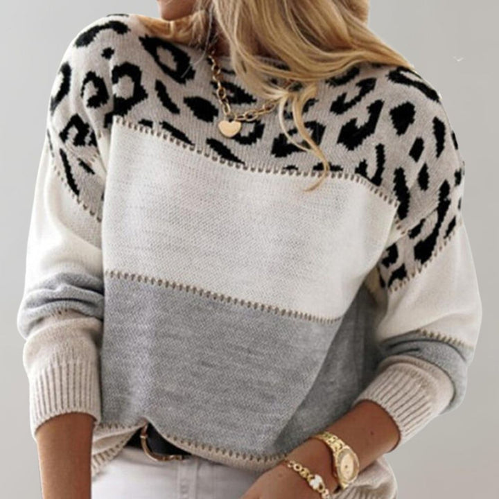 Soft Knit Leopard Print Jumper