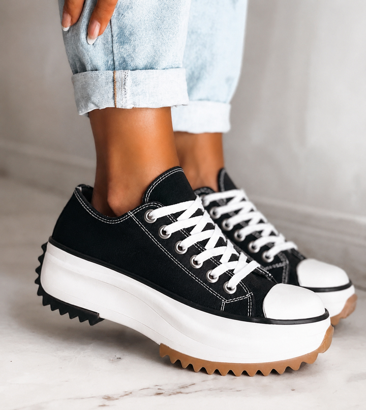 Cushioned Platform Sneaker