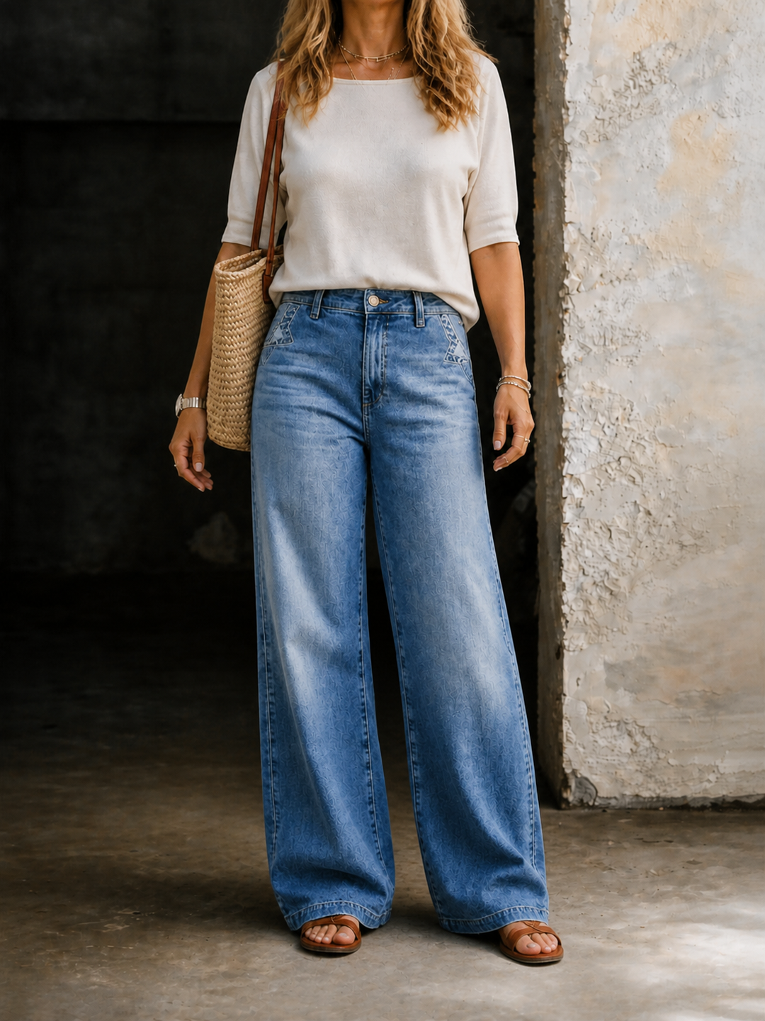 Vintage High-Waisted Jeans