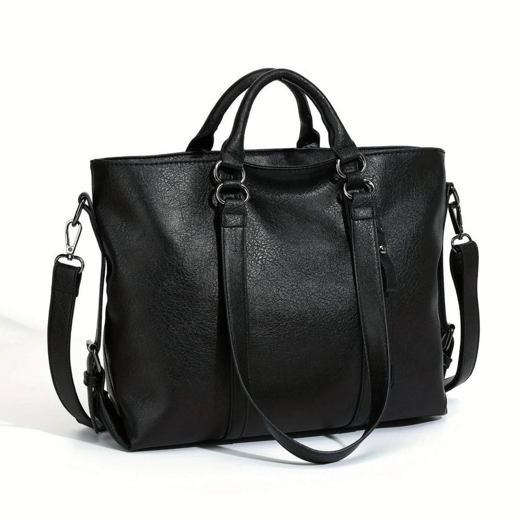 Utility Oil-Wax Leather Tote Bag
