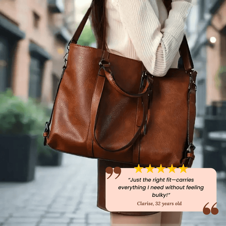 Utility Oil-Wax Leather Tote Bag