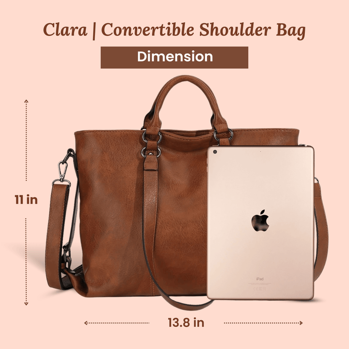 Utility Oil-Wax Leather Tote Bag