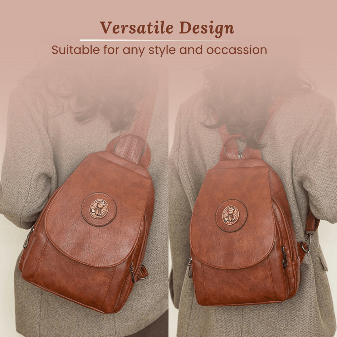 Vintage Leather Backpack