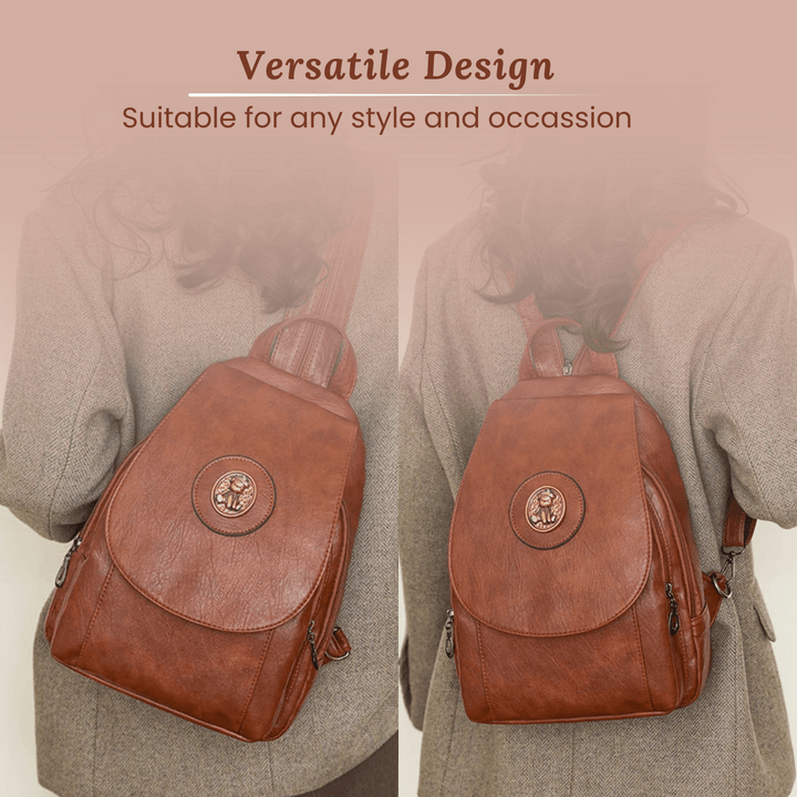 Vintage Leather Backpack