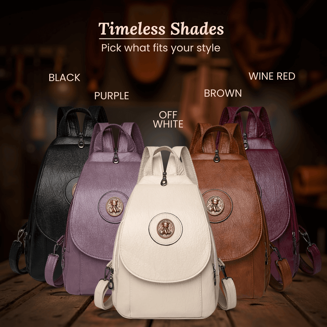 Vintage Leather Backpack