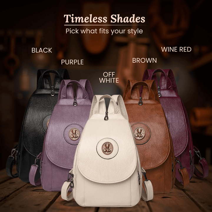 Vintage Leather Backpack