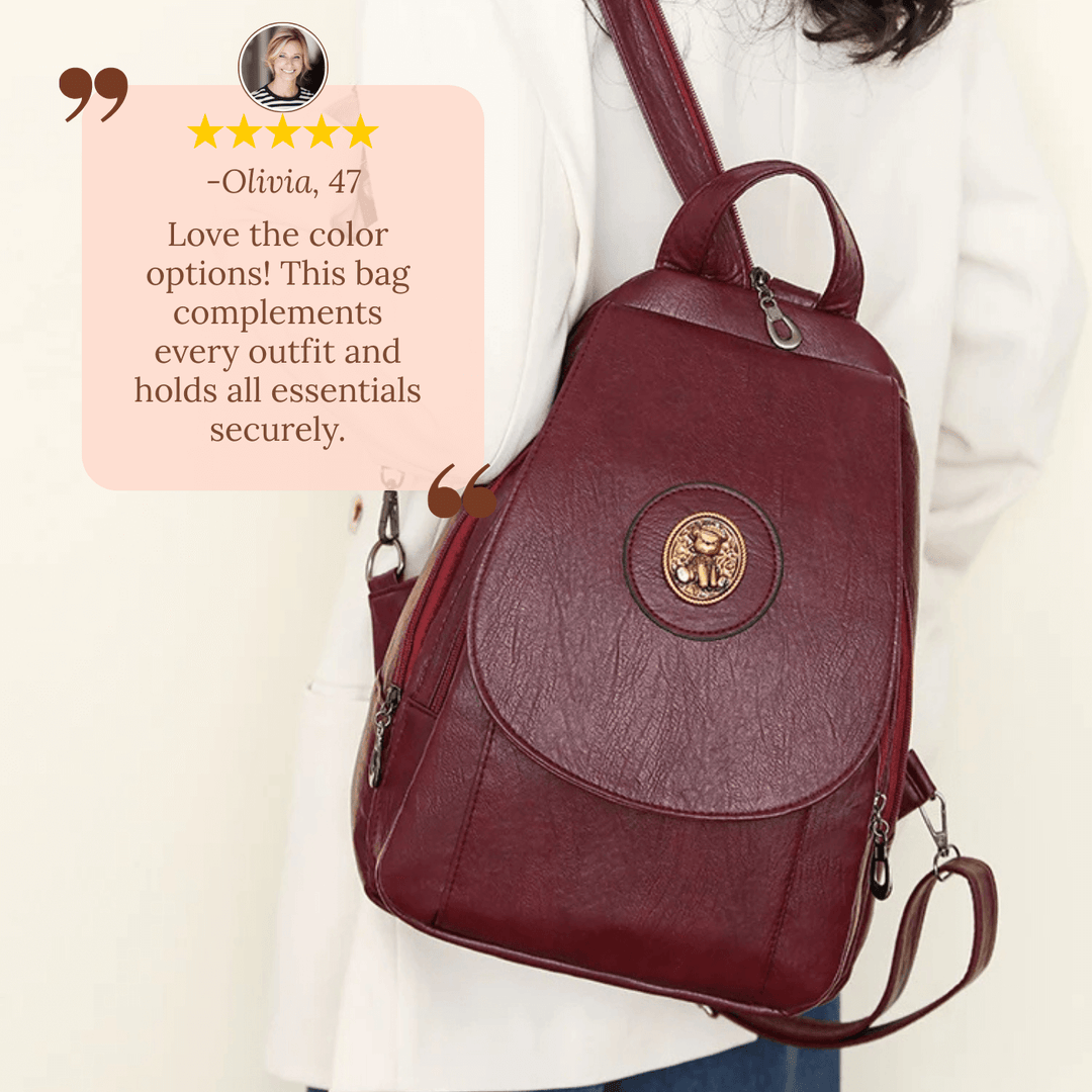 Vintage Leather Backpack