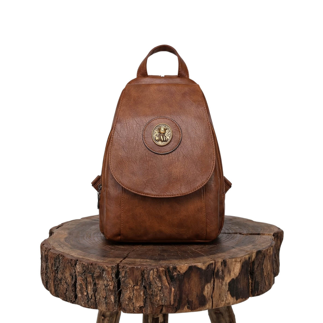 Vintage Leather Backpack
