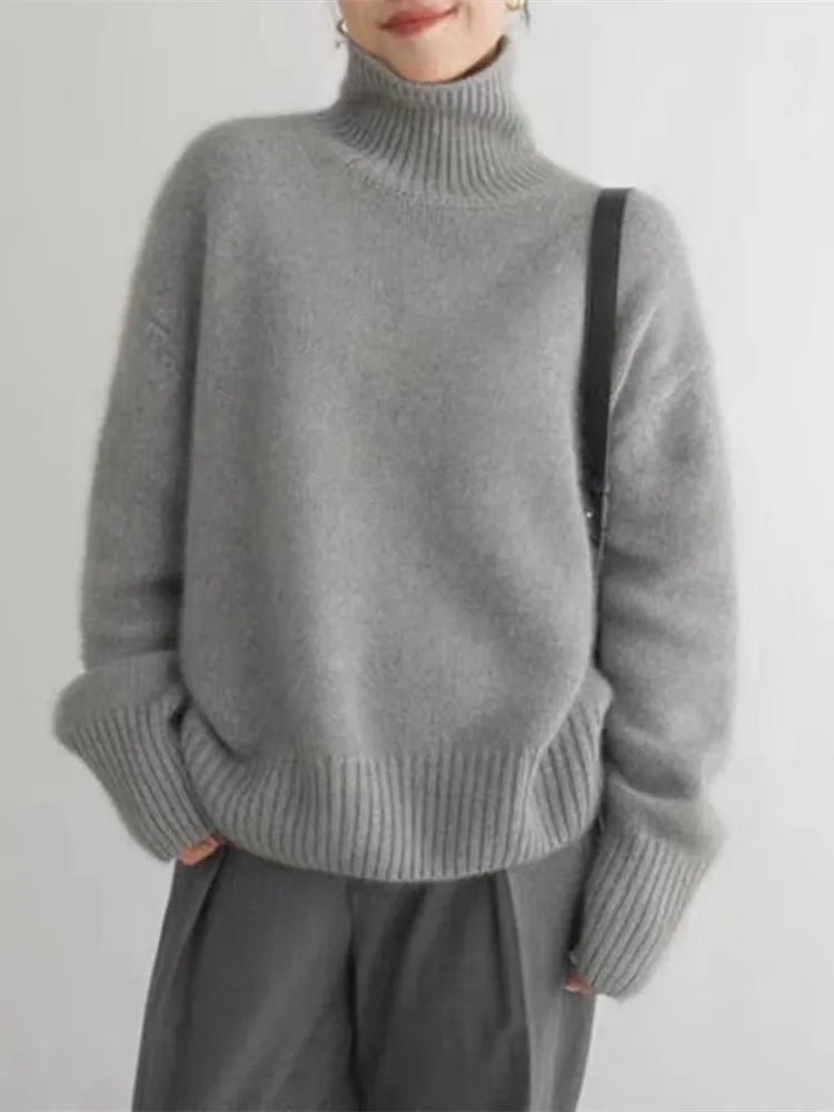 Cashmere Roll-Neck Jumper