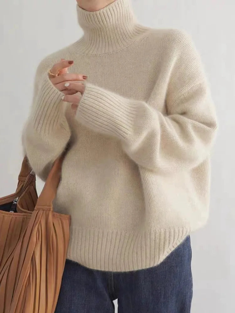 Cashmere Roll-Neck Jumper