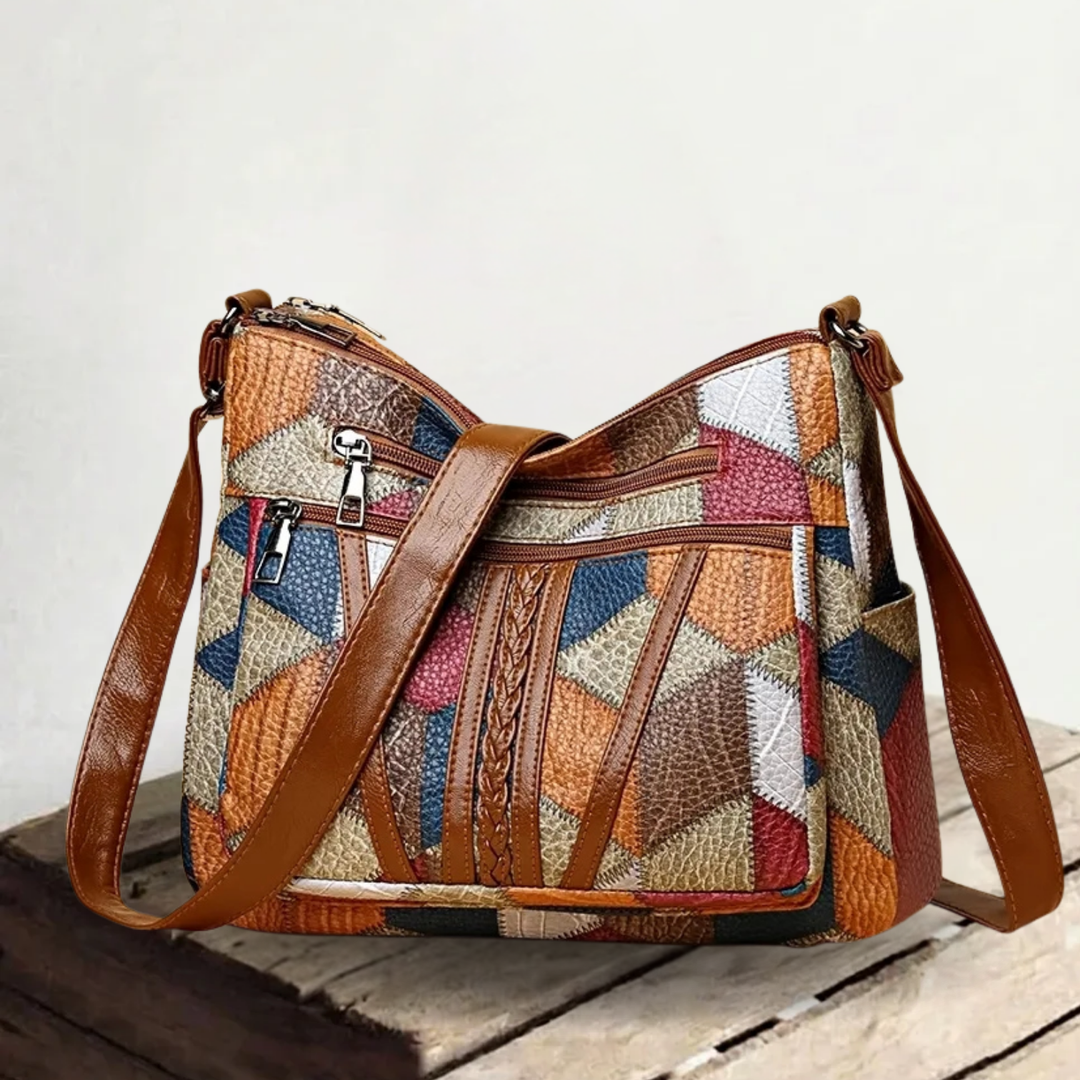Patchwork Leather Crossbody Bag