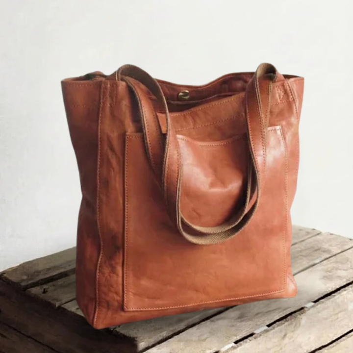 Classic Leather Tote Bag