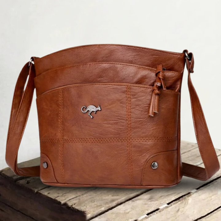 Simple Leather Crossbody Bag