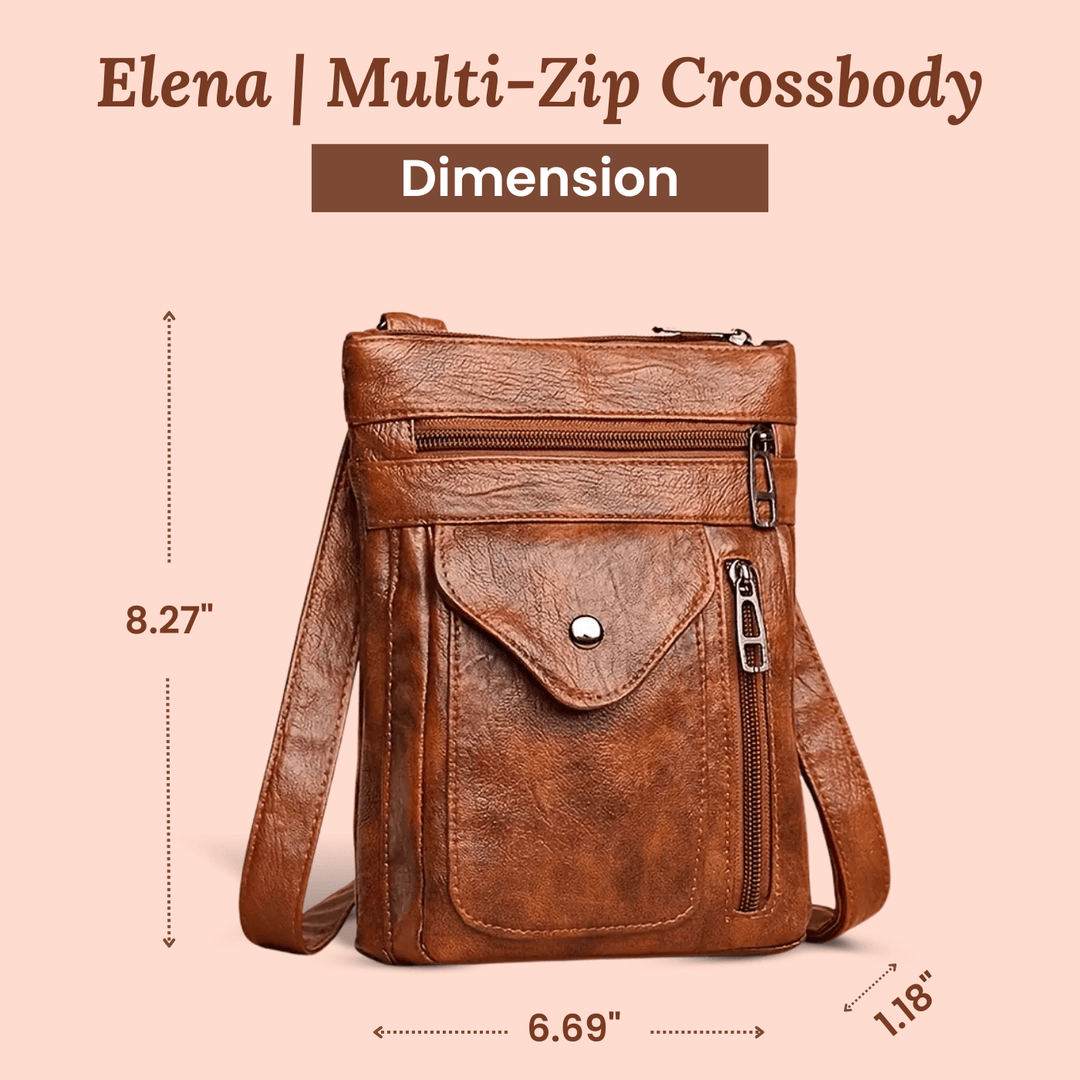 Slim Leather Crossbody Bag