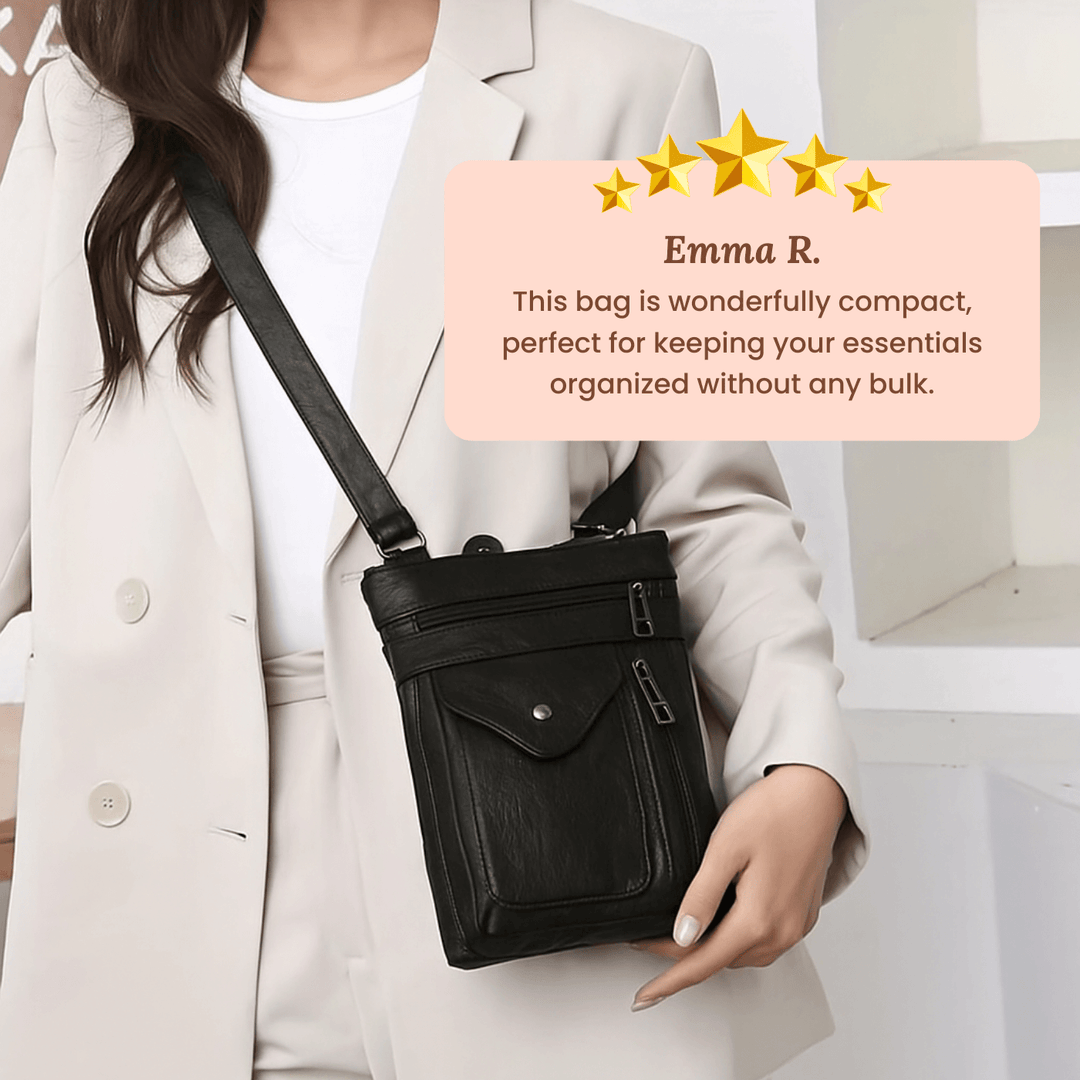 Slim Leather Crossbody Bag