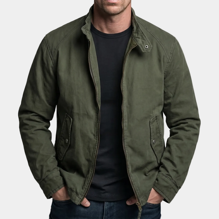Vintage Cotton Zip Jacket