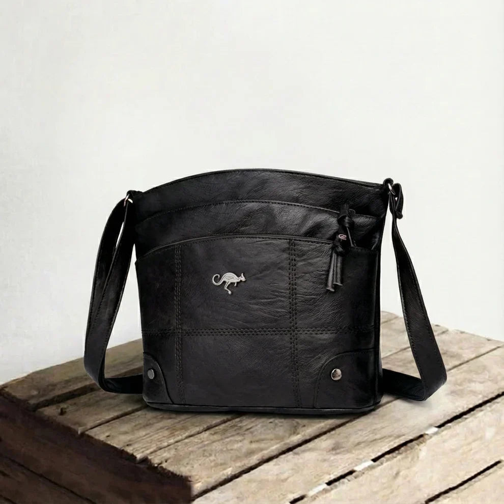Simple Leather Crossbody Bag