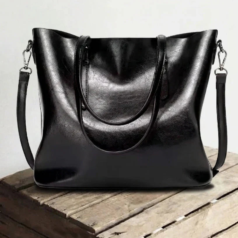 Oil-Wax Leather Tote Bag
