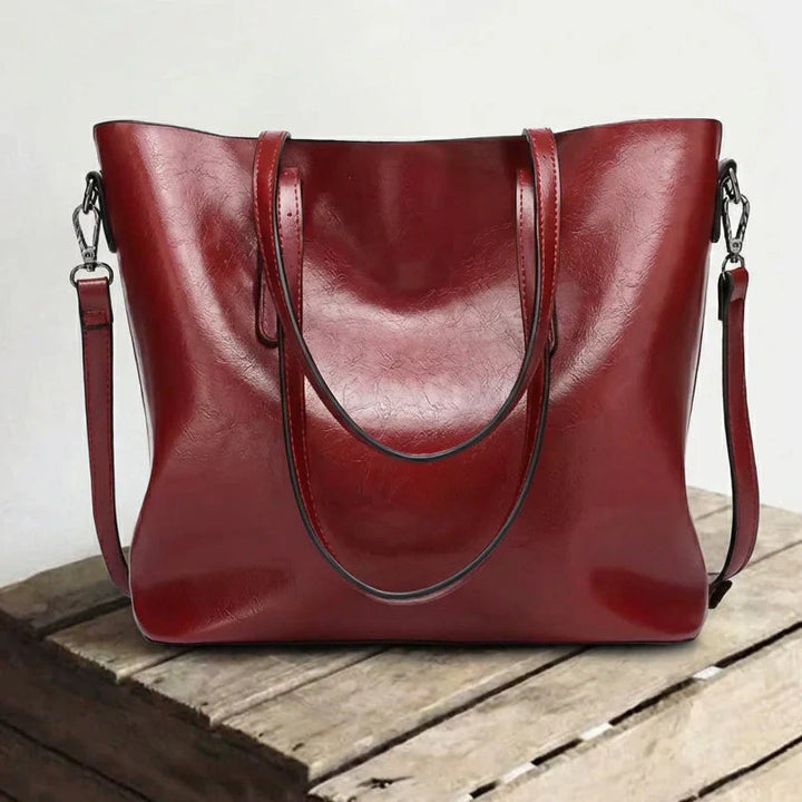 Oil-Wax Leather Tote Bag