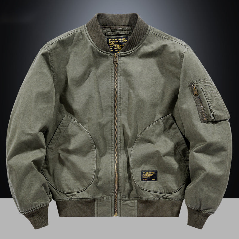 Ribbed Bomber Jacket